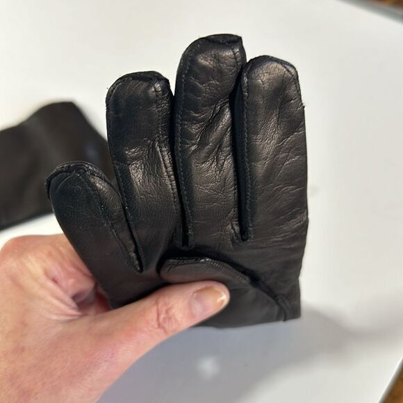 PLYMOUTH Women's Leather Evening Driving Gloves Brown Size 7 - Picture 6 of 9